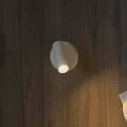 Faro Stan Slim - wandverlichting - Ø 4,2 x 8,7 cm - wit