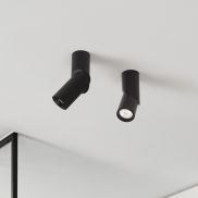 Nova Luce Oberon - opbouwspot - Ø 6 x 18 cm - 6W LED incl. - zwart