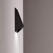 Nova Luce Bazz - wandlamp - 16 x 5 x 16 cm - 3W LED incl. - zandzwart