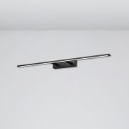 Nova Luce Livia - wandverlichting - 96 x 14 x 6 cm - 30W LED incl. - IP44 - zwart