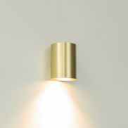 Artdelight Roulo1 - wandverlichting - Ø 6,4 x 9 cm - mat goud