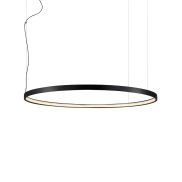 VK Lighting Circulus - hanglamp - Ø 92,2 x 200 cm - 42W dimbare LED incl. - zwart