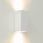 Artdelight Dante - wandverlichting - 6,7 x 6,7 x 15,4 cm - wit
