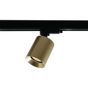 Artdelight Megano - railspot 1 fase-rail - Ø 7 x 13 cm - mat goud
