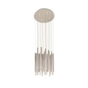 Maxlight Organic - hanglamp - Ø 62 x 190 cm - 33 x 1W + 4 x 3W dimbare LED incl. - chroom