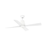 Faro Typhoon - plafondventilator met licht en afstandsbediening - Ø 130 cm - 16W LED incl. - IP44 - wit