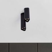 Nova Luce Etho - plafondlamp - 5 x 15 x 5 cm - 6W LED incl. - zandzwart