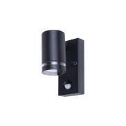 Integral LED Malaga - buiten wandlamp met bewegingssensor - 6,8 x 11,6 x 14,9 cm - IP54 - zwart