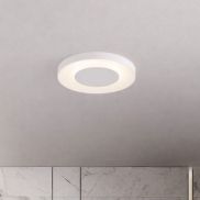Nova Luce Pada - plafondlamp - Ø 40 x 5 cm - 25W dimbare LED incl. - zandwit