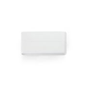 Faro Aday - wandverlichting - 17,5 x 2,2 x 9 cm - 6W LED incl. - IP54 - mat wit