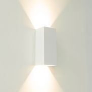 Artdelight Dante XL - wandverlichting - 9 x 10 x 24 cm - wit