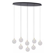 Lucide Gisela - hanglamp - 140 x 40 x 150 cm - 8 x 3,9W  dimbare LED incl. - transparant