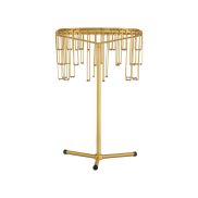 Nova Luce Stellar - tafellamp - Ø 30 x 45 cm - 16W dimbare LED incl. - goud