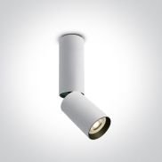ONE Light Decorative Directional Spots - opbouwspot 1L - Ø 5,8 x 13,5 cm - wit