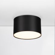Nova Luce Marsa - plafondlamp - Ø 11 x 6,5 cm - 10W LED incl. - zandzwart