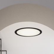 Nova Luce Perfect Profile Trimless - inbouwspot op afstandsbediening (incl.) - Ø 640 mm, 625 mm inbouwmaat - 40W dimbare LED incl. - 2700K-6000K - zwart