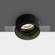 ONE Light Trimless GU10 Range - inbouwspot - Ø 75 mm, Ø 84 mm inbouwmaat - zwart