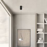 Nova Luce Kedros - hanglamp - 11 x 270 x 14 cm - 9W dimbare LED incl. - wit