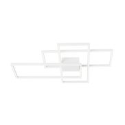 Nova Luce Bilbao - plafondverlichting - 90 x 67 x 8,5 cm - 55W dimbare LED incl. - wit