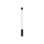 VK Lighting Edelle - hanglamp - Ø 5,6 x 173 cm - zwart