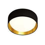Searchlight Gianna - plafondverlichting - Ø 37 x 10,5 cm - 15W LED incl. - zwart