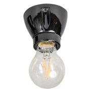 ETH Vintage Straight - plafondlamp - 6,3 x 7,5 cm - zwart