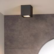 Lucide Aven - Opbouwspot - 9,3 x 9,3 x 9,6 cm - IP65 - zwart