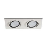 Zuma Line Boxy DL 2 - inbouwspot 2L - 350 x 180 mm, 315 x 155 mm inbouwmaat - wit