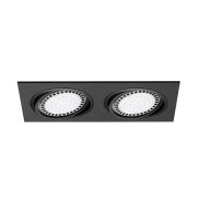 Zuma Line Boxy DL 2 - inbouwspot 2L - 350 x 180 mm, 315 x 155 inbouwmaat - zwart