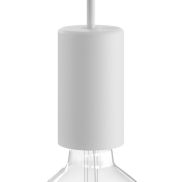 Creative Cables Eiva Elegant - E27 fitting met siliconen kabelhouder - Ø 6 x 10,5 cm - IP65 - wit