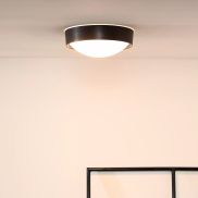 Lucide Lex - plafondverlichting - Ø 25 x 7 cm - zwart