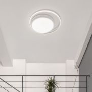 Nova Luce Odrey - plafondlamp - Ø 40 x 5 cm - 22W LED incl. - zandwit