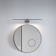 Nordlux Ip S13 60 - wandlamp - 60,3 x 9 x 11,8 cm - 7,2W LED incl. - IP44 - geborsteld staal