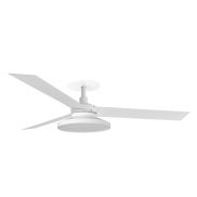 Faro Cruiser Tak 3 L - plafondventilator met licht en inbouwrozet - Ø 132 cm - mat wit - 3000K