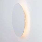 Nova Luce Cyrcle - wandlamp - Ø 22 x 3,2 cm - 12W LED incl. - zandwit