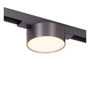 Lucide Linial Fixt - magnetisch railsysteem - railspot - Ø 7,4 x 4,5 cm - 6W LED incl. - dimfunctie en instelbare lichtkleur via app - zwart mat chroom