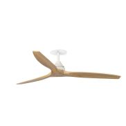 Faro Alo L - plafondventilator met inbouwrozet - Ø 152 cm - mat wit en den