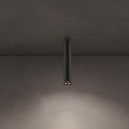 Nova Luce Etho - plafondlamp - 5 x 30,5 x 5 cm - 6W LED incl. - zandzwart