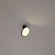 Nova Luce Ekei - plafondlamp - Ø 20 x 21,4 cm - 14W LED incl. - zandzwart