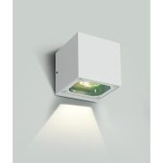 ONE Light Cube Wall Lights - buiten wandverlichting - 10 x 10 x 10 cm - 6W LED incl. - IP65 - wit