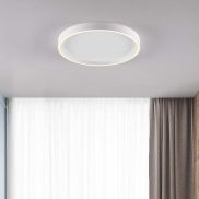 Nova Luce Istos - plafondlamp - Ø 50 x 5 cm - 38W dimbare LED incl. - zandwit