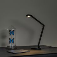 Lucide Ogden - tafellamp - 49 x 20 x 90 cm - 6W dimbare LED incl. - zwart