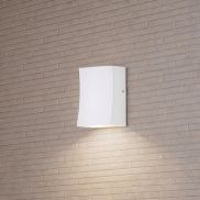 Nova Luce Boxy - buiten wandverlichting - 6,5 x 9 x 3,8 cm -  3W LED incl. - IP65 - zandwit