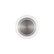 Nova Luce Airida - wandlamp - Ø 17 x 6 cm - 8W LED incl. - zwart nikkel