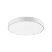 Nova Luce Hadon - plafondverlichting - Ø 40 x 5 cm - 24W LED incl. - zandwit en mat wit