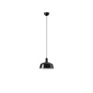 Faro Tatawin M - hanglamp - Ø 25 x 211,5 cm - satijnzwart en glanszwart