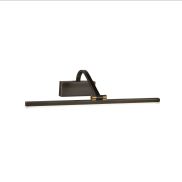 Searchlight LED Picture Lights - wandverlichting - 51 x 11 cm - 12W LED incl. - zwart geborsteld goud