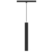 VK Lighting Eiva - magnetisch railsysteem - hanglamp - Ø 3,6 x 130 cm - 7W LED incl. - DALI dimbaar - zwart