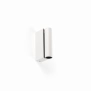 Faro Cronos - bedlamp - 8 x 12,1 x 3 cm - 4,5W LED incl. - mat wit en gestructureerd zwart