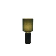 Searchlight Groove - tafellamp - Ø 22 x 51 cm - olijfgroen